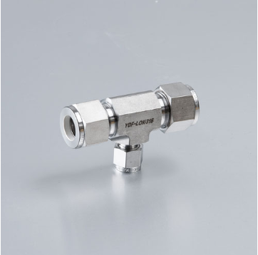 中心异径卡套三通